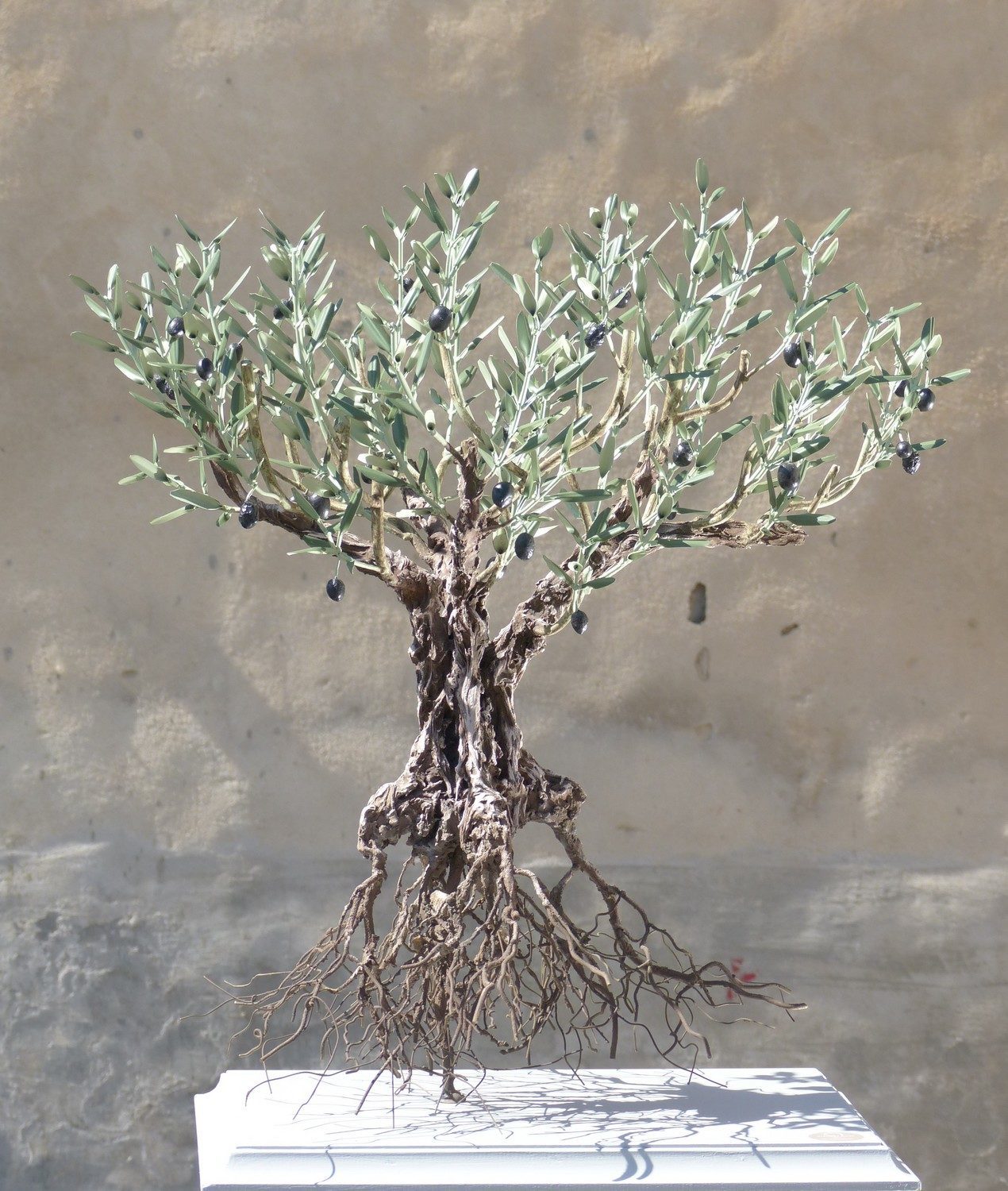 Athéna branche d’olivier murale
