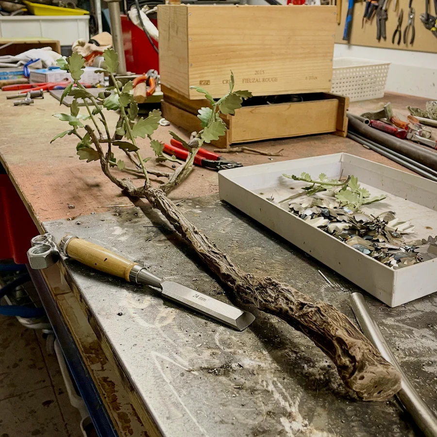 Une pièce en cours de création